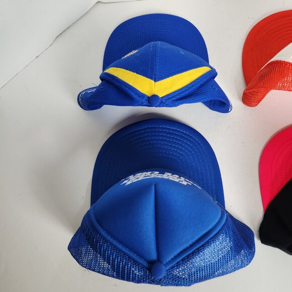 Vintage Mesh Snapback Caps Truckers Hats Lot of 4 TEXACO HAVOLINE RACING NAPA - Picture 9 of 14